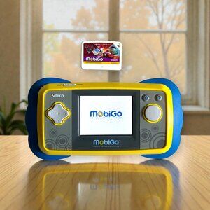 Vtech MobiGo Handheld Learning Device - Tested and Works Comes with 1 Cars Games